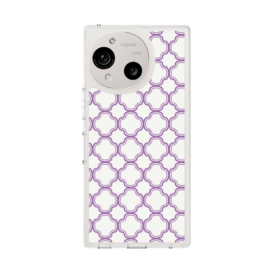 スリムプロテクションケース［ Moroccan3 - Purple ］