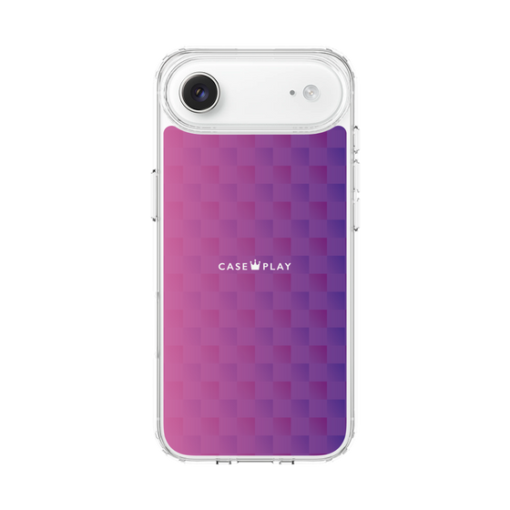 スリムプロテクションケース［ CASEPLAY Check - Purple ］
