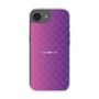 スリムプロテクションケース［ CASEPLAY Check - Purple ］