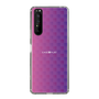 スリムプロテクションケース［ CASEPLAY Check - Purple ］