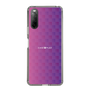 スリムプロテクションケース［ CASEPLAY Check - Purple ］