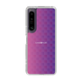 スリムプロテクションケース［ CASEPLAY Check - Purple ］