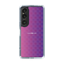 スリムプロテクションケース［ CASEPLAY Check - Purple ］