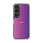 スリムプロテクションケース［ CASEPLAY Check - Purple ］