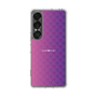 スリムプロテクションケース［ CASEPLAY Check - Purple ］