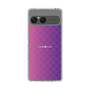 スリムプロテクションケース［ CASEPLAY Check - Purple ］
