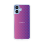 スリムプロテクションケース［ CASEPLAY Check - Purple ］
