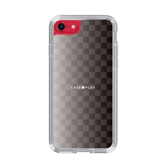 スリムプロテクションケース［ CASEPLAY Check - Black ］