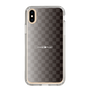 スリムプロテクションケース［ CASEPLAY Check - Black ］