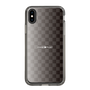 スリムプロテクションケース［ CASEPLAY Check - Black ］