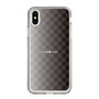 スリムプロテクションケース［ CASEPLAY Check - Black ］