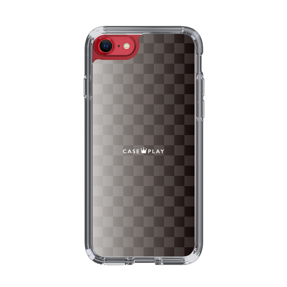 スリムプロテクションケース［ CASEPLAY Check - Black ］