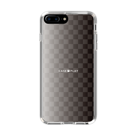 スリムプロテクションケース［ CASEPLAY Check - Black ］