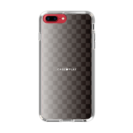 スリムプロテクションケース［ CASEPLAY Check - Black ］