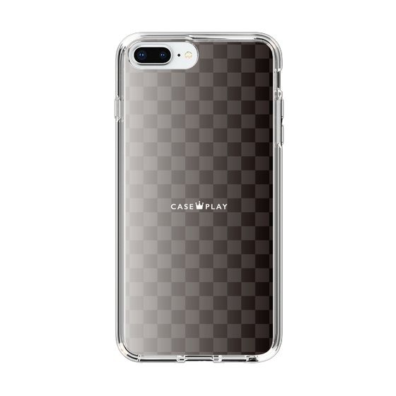 スリムプロテクションケース［ CASEPLAY Check - Black ］