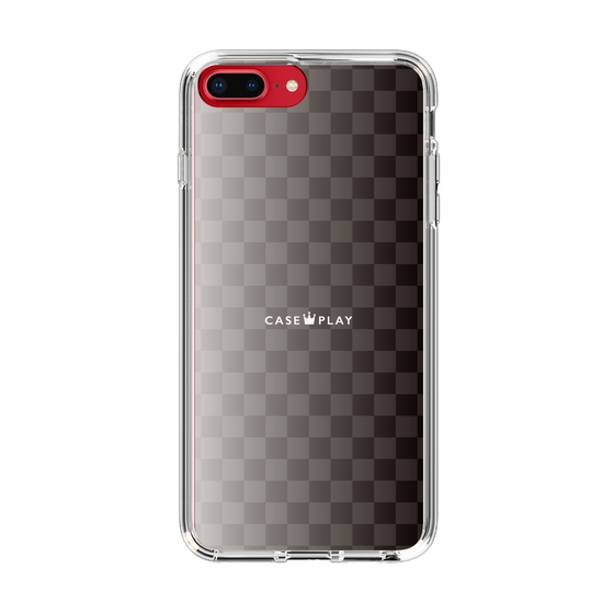 スリムプロテクションケース［ CASEPLAY Check - Black ］