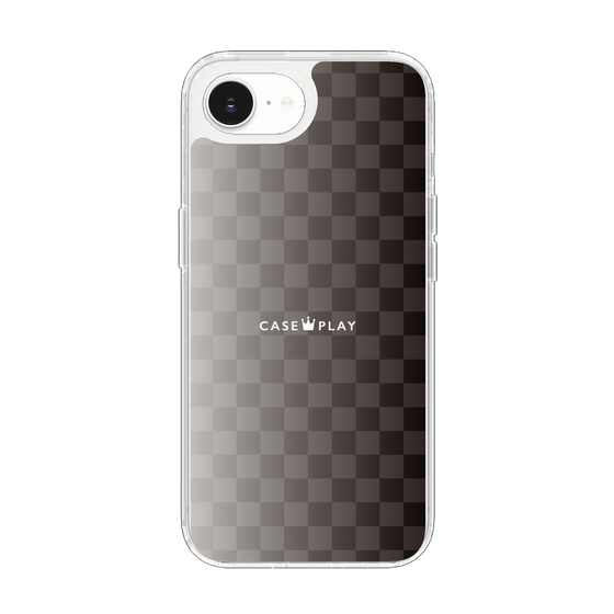 スリムプロテクションケース［ CASEPLAY Check - Black ］