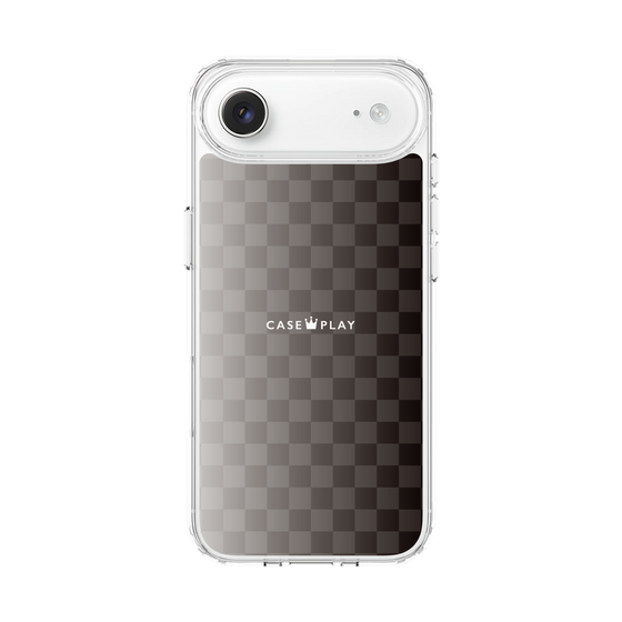 スリムプロテクションケース［ CASEPLAY Check - Black ］