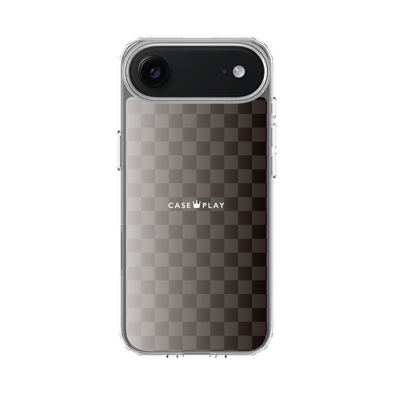 スリムプロテクションケース［ CASEPLAY Check - Black ］