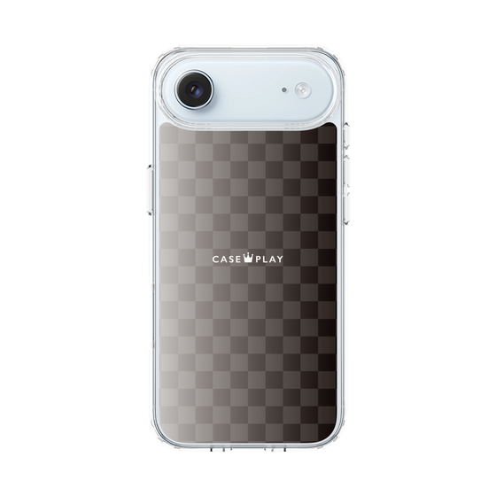 スリムプロテクションケース［ CASEPLAY Check - Black ］