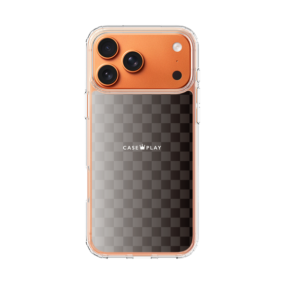 スリムプロテクションケース［ CASEPLAY Check - Black ］