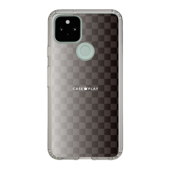 スリムプロテクションケース［ CASEPLAY Check - Black ］