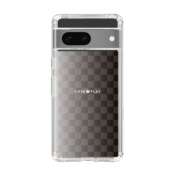 スリムプロテクションケース［ CASEPLAY Check - Black ］