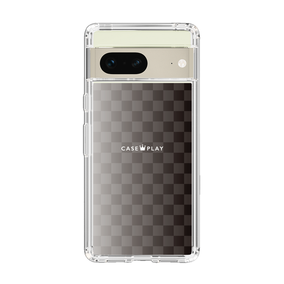 スリムプロテクションケース［ CASEPLAY Check - Black ］