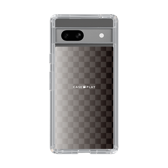 スリムプロテクションケース［ CASEPLAY Check - Black ］