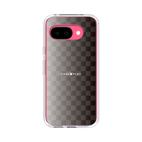 スリムプロテクションケース［ CASEPLAY Check - Black ］