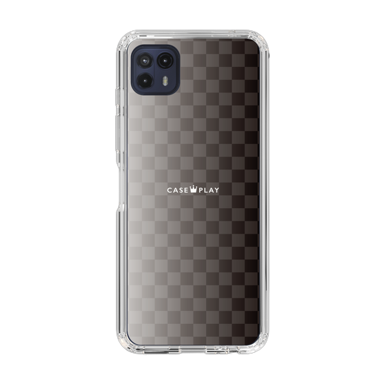 スリムプロテクションケース［ CASEPLAY Check - Black ］