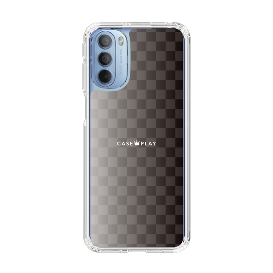 スリムプロテクションケース［ CASEPLAY Check - Black ］