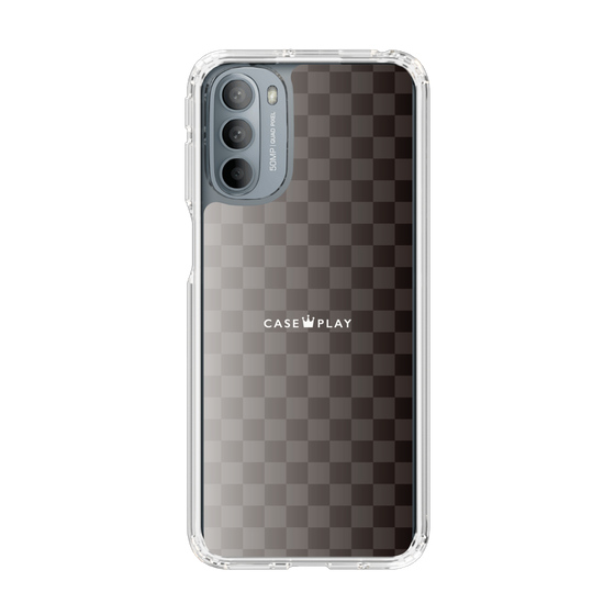 スリムプロテクションケース［ CASEPLAY Check - Black ］