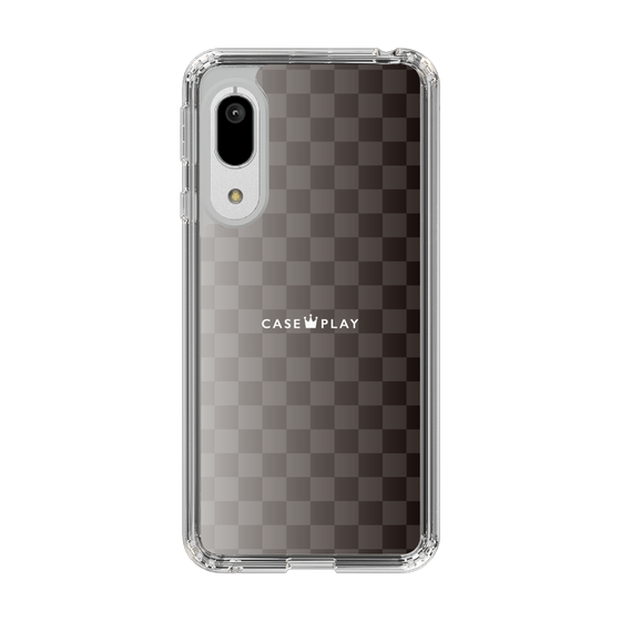 スリムプロテクションケース［ CASEPLAY Check - Black ］