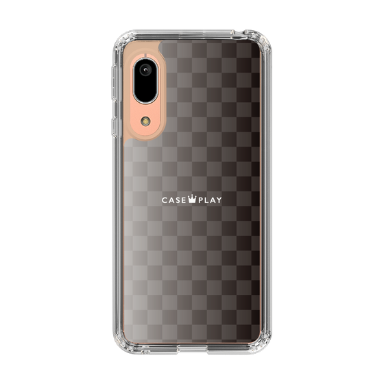 スリムプロテクションケース［ CASEPLAY Check - Black ］