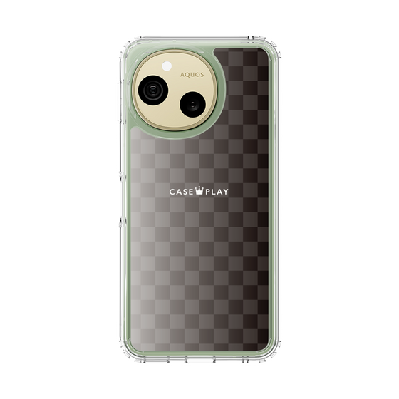 スリムプロテクションケース［ CASEPLAY Check - Black ］