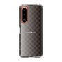 スリムプロテクションケース［ CASEPLAY Check - Black ］