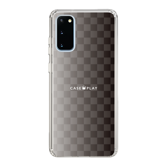 スリムプロテクションケース［ CASEPLAY Check - Black ］