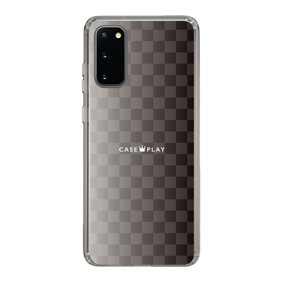 スリムプロテクションケース［ CASEPLAY Check - Black ］