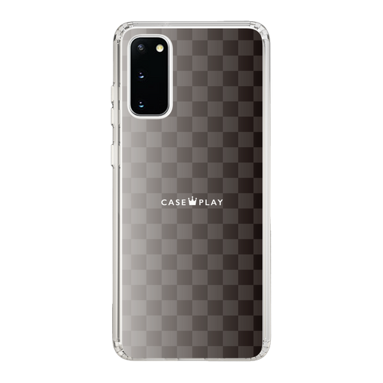 スリムプロテクションケース［ CASEPLAY Check - Black ］