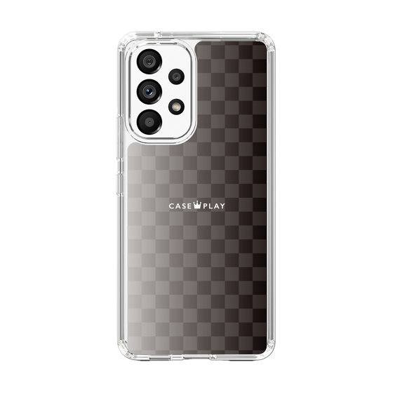 スリムプロテクションケース［ CASEPLAY Check - Black ］