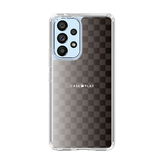 スリムプロテクションケース［ CASEPLAY Check - Black ］