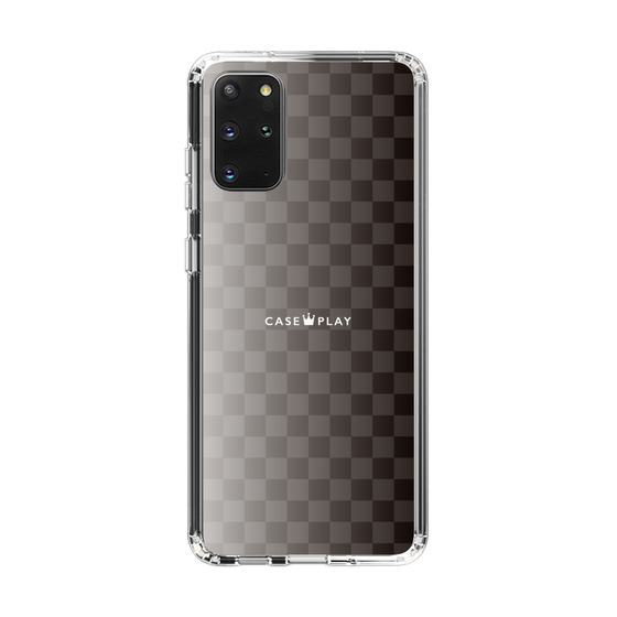 スリムプロテクションケース［ CASEPLAY Check - Black ］