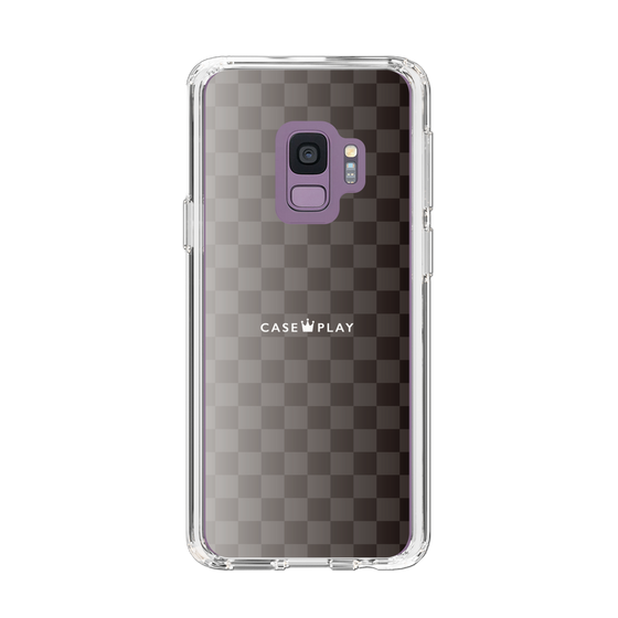 スリムプロテクションケース［ CASEPLAY Check - Black ］