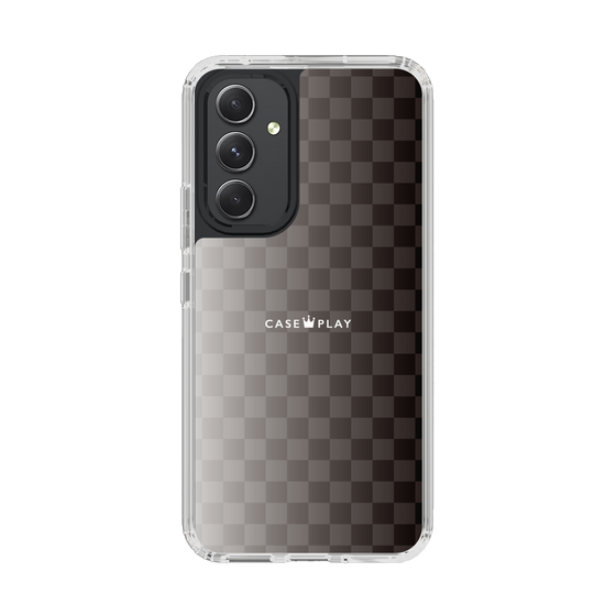 スリムプロテクションケース［ CASEPLAY Check - Black ］