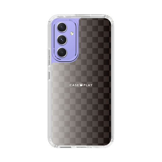 スリムプロテクションケース［ CASEPLAY Check - Black ］