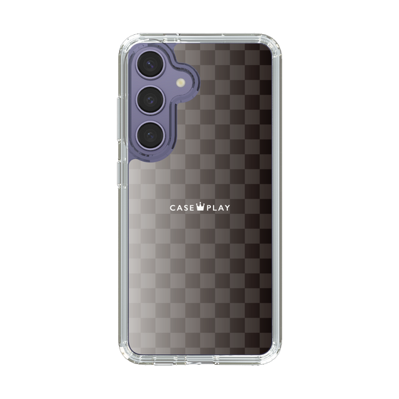 スリムプロテクションケース［ CASEPLAY Check - Black ］