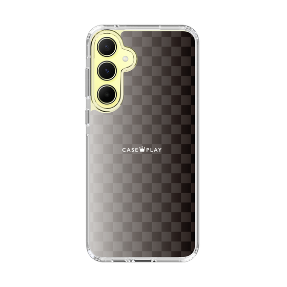 スリムプロテクションケース［ CASEPLAY Check - Black ］