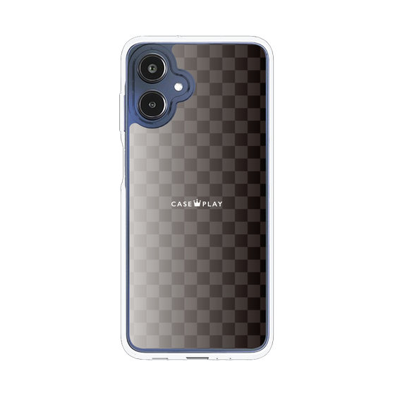 スリムプロテクションケース［ CASEPLAY Check - Black ］