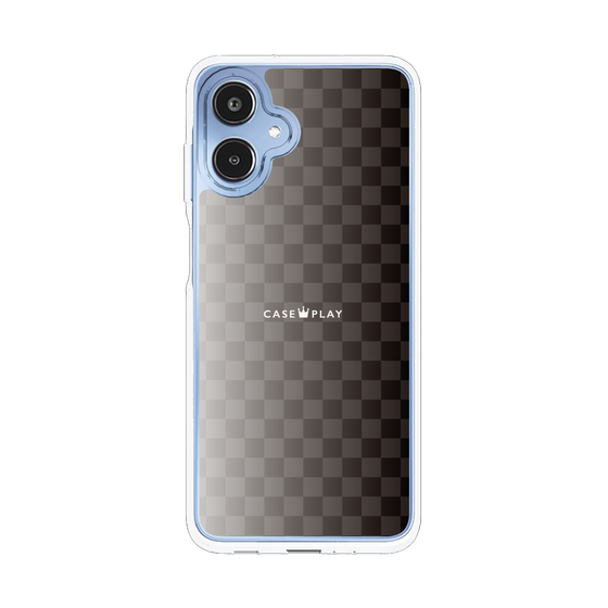 スリムプロテクションケース［ CASEPLAY Check - Black ］